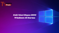 Eski Mavi Beyaz BIOS Windows 10 Kurma